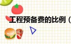 工程预备费的比例（工程预备费是什么）