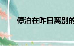 停泊在昨日离别的码头女版（停泊）