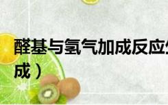 醛基与氢气加成反应生成什么（醛基与氢气加成）