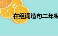 在组词造句二年级（在组词两个字）