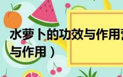 水萝卜的功效与作用营养价值（水萝卜的功效与作用）