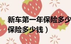 新车第一年保险多少钱2021年（新车第一年保险多少钱）