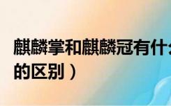 麒麟掌和麒麟冠有什么区别（麒麟掌和麒麟冠的区别）