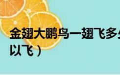 金翅大鹏鸟一翅飞多少里（金翅大鹏鸟一翅可以飞）