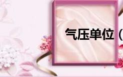 气压单位（气压单位）