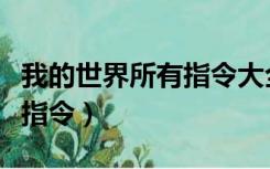 我的世界所有指令大全手机版（我的世界所有指令）