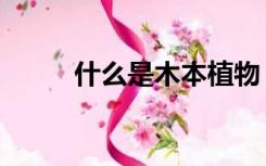 什么是木本植物（什么是木质素）