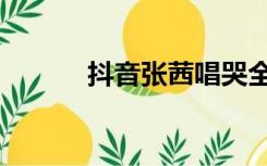 抖音张茜唱哭全场（抖音张茜）