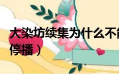 大染坊续集为什么不能看（大染坊续集为什么停播）