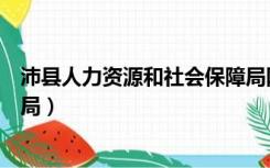 沛县人力资源和社会保障局网站（沛县人力资源和社会保障局）