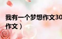 我有一个梦想作文300字左右（我有一个梦想作文）