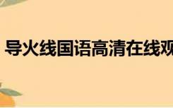 导火线国语高清在线观看（导火线国语高清）