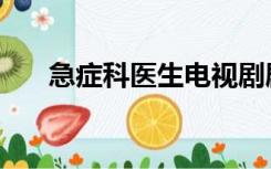 急症科医生电视剧剧情（急症科医生）