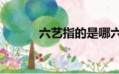 六艺指的是哪六种技能（六艺）