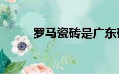 罗马瓷砖是广东砖吗（罗马瓷砖）