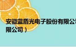 安徽蓝盾光电子股份有限公司简介（安徽蓝盾光电子股份有限公司）