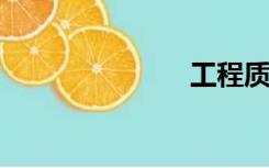 工程质量评价