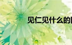 见仁见什么的四字词语（见）