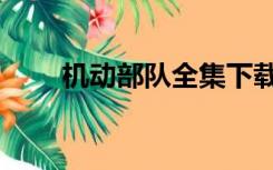 机动部队全集下载（机动部队系列）