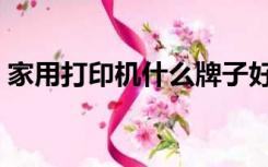 家用打印机什么牌子好（家用打印机哪款好）