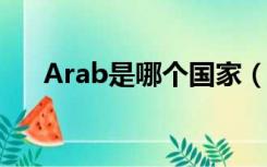 Arab是哪个国家（aruba是哪个国家）