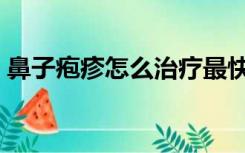 鼻子疱疹怎么治疗最快（鼻子发红怎么治疗）