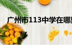 广州市113中学在哪里（广州市113中学）