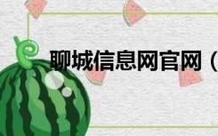 聊城信息网官网（聊城信息港首页）