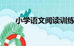 小学语文阅读训练80篇(六年级)答案