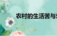 农村的生活苦与乐（农村的生活）