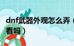 dnf武器外观怎么弄（dnf龙跃武器7星外观好看吗）