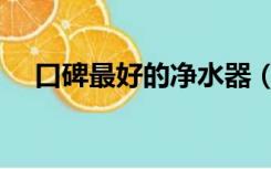 口碑最好的净水器（沁园净水器怎么样）
