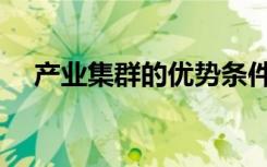 产业集群的优势条件（产业集群的优势）