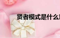 贤者模式是什么意思（贤者模式）