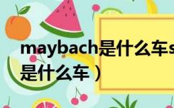 maybach是什么车s450多少钱（maybach是什么车）