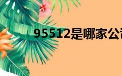 95512是哪家公司电话（95512）