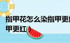指甲花怎么染指甲更红图片（指甲花怎么染指甲更红）