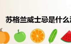 苏格兰威士忌是什么酒（威士忌是什么酒）