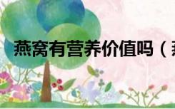 燕窝有营养价值吗（燕窝怎么炖最有营养）