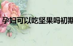 孕妇可以吃坚果吗初期（孕妇可以吃坚果吗）