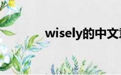 wisely的中文意思（wisely）