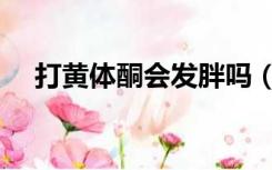 打黄体酮会发胖吗（吃黄体酮会发胖吗）