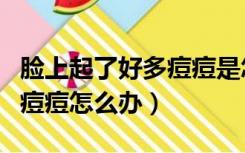 脸上起了好多痘痘是怎么回事（脸上起了很多痘痘怎么办）