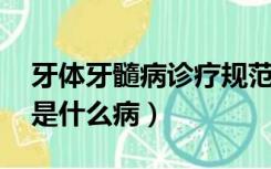 牙体牙髓病诊疗规范（什么是牙髓病 牙髓病是什么病）