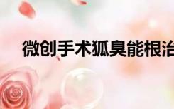 微创手术狐臭能根治吗（狐臭能根治吗）