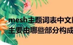 mesh主题词表中文版（mesh医学主题词表主要由哪些部分构成）