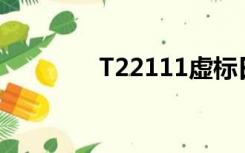 T22111虚标日期（t2211）