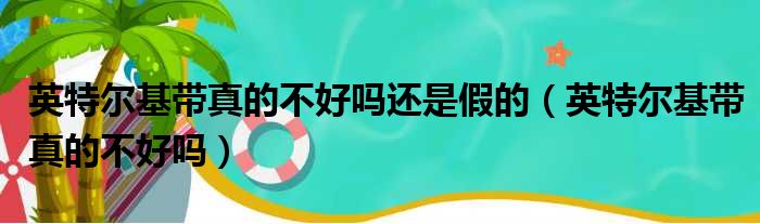 英特尔基带真的不好吗还是假的（英特尔基带真的不好吗）