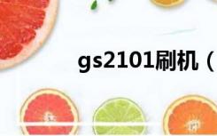 gs2101刷机（g11怎么刷机）