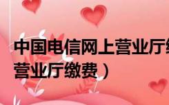 中国电信网上营业厅缴费安徽（中国电信网上营业厅缴费）